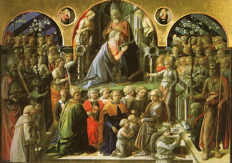 Fra Filippo Lippi The Coronation of the Virgin China oil painting art